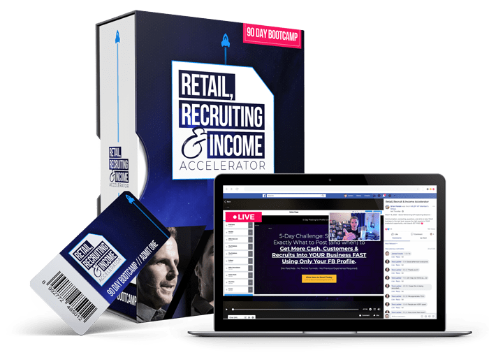 ‘Retail, Recruiting & Income Accelerator’ 90 Day Bootcamp