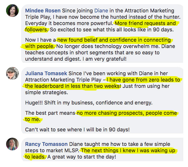 Attraction Marketing Triple Play