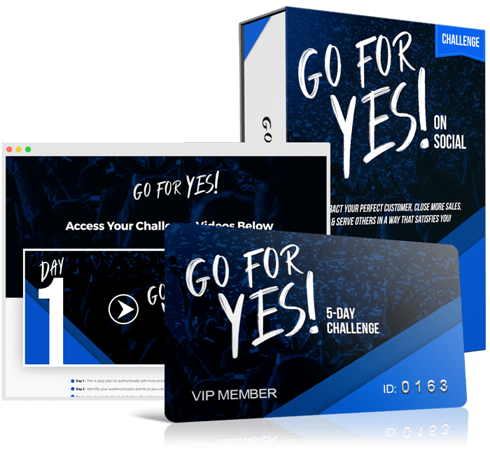 ‘GO FOR YES’ 5-DAY CHALLENGE